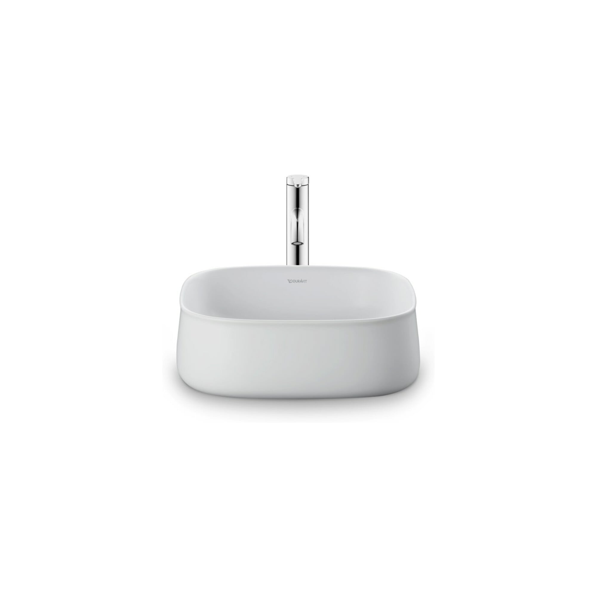 Duravit Aufsatzbecken Zencha 42x42cm, o L, Ü, HLB, gs, we s-matt