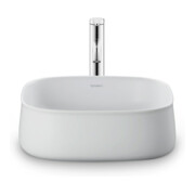 Duravit Aufsatzbecken Zencha 42x42cm, o L, Ü, HLB, gs, we s-matt, WG