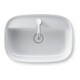 Duravit Aufsatzbecken Zencha 55x39cm, m HL, HLB, o. ÜL, geschli., we-1