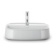 Duravit Aufsatzbecken Zencha 55x39cm, m HL, HLB, o. ÜL, geschli., we-4