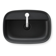 Duravit Aufsatzbecken Zencha 55x39cm, m L, HLB, o Ü, gs, anthr. ma-5
