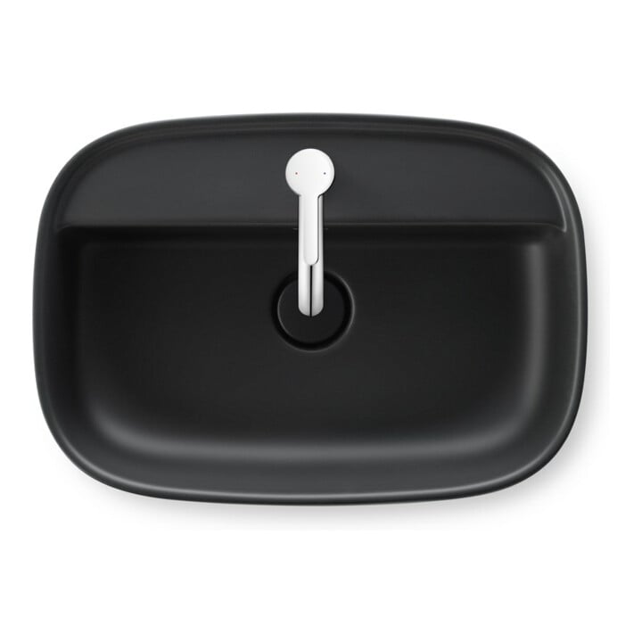 Duravit Aufsatzbecken Zencha 55x39cm, m L, HLB, o Ü, gs, anthr. ma