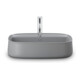 Duravit Aufsatzbecken Zencha 55x39cm, m L, HLB, o Ü, gs, g s-matt, WG-2