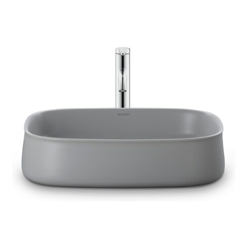 Duravit Aufsatzbecken Zencha 55x39cm, o L, Ü, HLB, gs, gr s-matt, WG