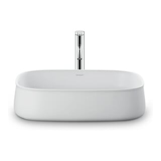 Duravit Aufsatzbecken Zencha 55x39cm, o L, Ü, HLB, gs, we s-matt