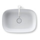 Duravit Aufsatzbecken Zencha 55x39cm, o L, Ü, HLB, gs, we s-matt-2