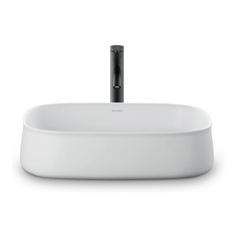 Duravit Aufsatzbecken Zencha 55x39cm, o L, Ü, HLB, gs, we s-matt