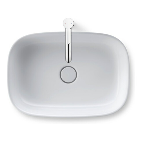 Duravit Aufsatzbecken Zencha 55x39cm, o L, Ü, HLB, gs, we s-matt, WG