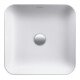Duravit Aufsatzwaschbecken Cape Cod 43x43cm, o. HL, ÜL, HLB, we s-matt WG-1