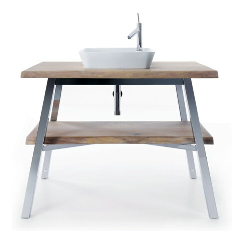 Duravit Aufsatzwaschbecken Cape Cod 46x46cm, m HL, A.insel, o. ÜL, we s-matt