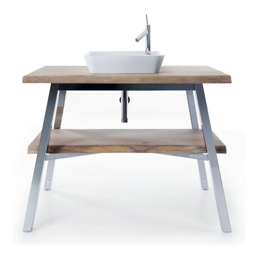 Duravit Aufsatzwaschbecken Cape Cod 46x46cm, m HL, A.insel, o. ÜL, we s-matt