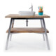Duravit Aufsatzwaschbecken Cape Cod 46x46cm, m HL, Armat.insel, o. ÜL, we WG-1