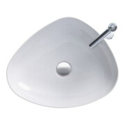 Duravit Aufsatzwaschbecken Cape Cod 50x40,5cm, o. HL, ÜL, HLB, we Seidenmatt