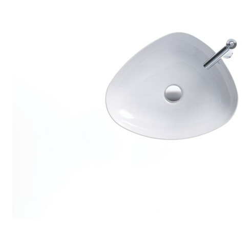 Duravit Aufsatzwaschbecken Cape Cod 50x40,5cm, o. HL, ÜL, HLB, we Seidenmatt