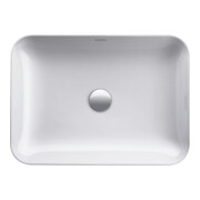 Duravit Aufsatzwaschbecken Cape Cod 55x40cm, o. HL, ÜL, Hahnlochbank, Weiß