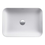 Duravit Aufsatzwaschbecken Cape Cod 55x40cm, o. HL, ÜL, HLB, Weiß Seidenmatt