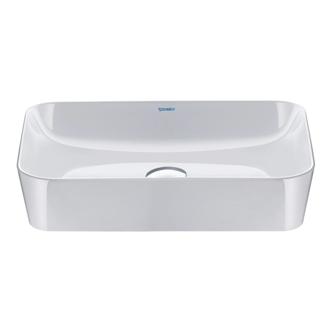 Duravit Aufsatzwaschbecken Cape Cod 55x40cm, o. HL, ÜL, HLB, Weiß Seidenmatt