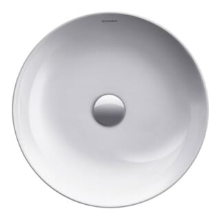 Duravit Aufsatzwaschbecken Cape Cod d 43cm, o. HL, ÜL, Hahnlochbank, Weiß
