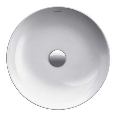 Duravit Aufsatzwaschbecken Cape Cod d 43cm, o. HL, ÜL, Hahnlochbank, Weiß