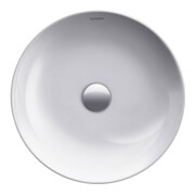 Duravit Aufsatzwaschbecken Cape Cod d 43cm, o. HL, ÜL, Hahnlochbank, Weiß
