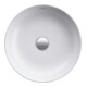 Duravit Aufsatzwaschbecken Cape Cod d 43cm, o. HL, ÜL, HLB, we s-matt WG-1