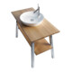 Duravit Aufsatzwaschbecken Cape Cod d 48cm, m HL, A.insel, o. ÜL, we s-matt-1