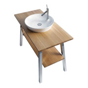 Duravit Aufsatzwaschbecken Cape Cod d 48cm, m HL, A.insel, o. ÜL, we s-matt