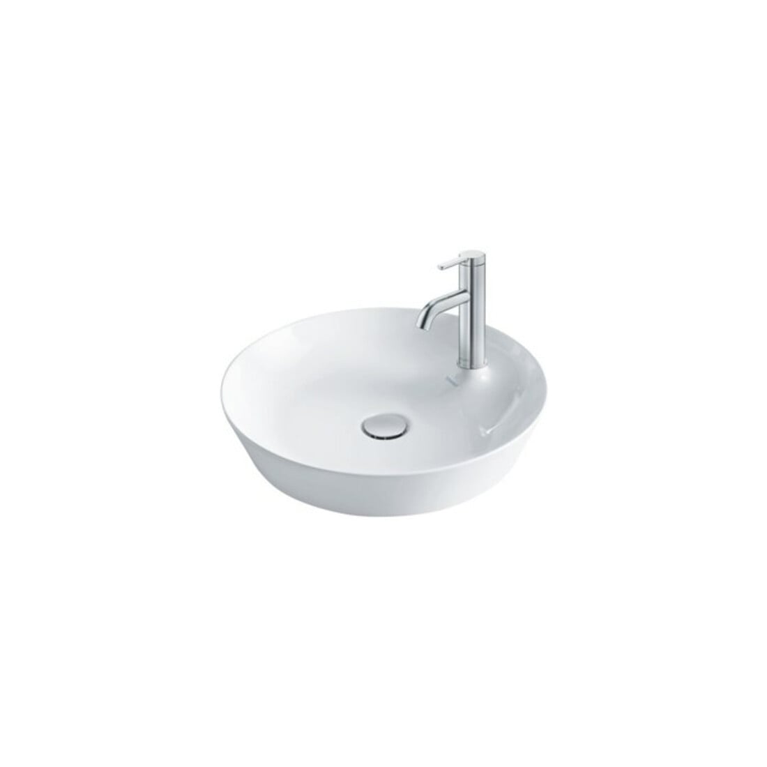 Duravit Aufsatzwaschbecken Cape Cod d 48cm, m HL, A.insel, o. ÜL, we s-matt