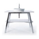 Duravit Aufsatzwaschbecken Cape Cod d 48cm, m HL, Armat.insel, o. ÜL, we WG-1