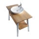 Duravit Aufsatzwaschbecken Cape Cod d 48cm, m HL, Armat.insel, o. ÜL, Weiß