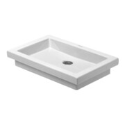 Duravit Aufsatzwaschtisch 2nd floor 58x41,5cm, gs, o. HL, ÜL, HLB, we WG