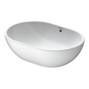 Duravit Aufsatzwaschtisch 49,5x35cm, o. HL, m ÜL, o. HLB, weiß
