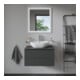 Duravit Aufsatzwaschtisch 49,5x35cm, o. HL, m ÜL, o. HLB, weiß