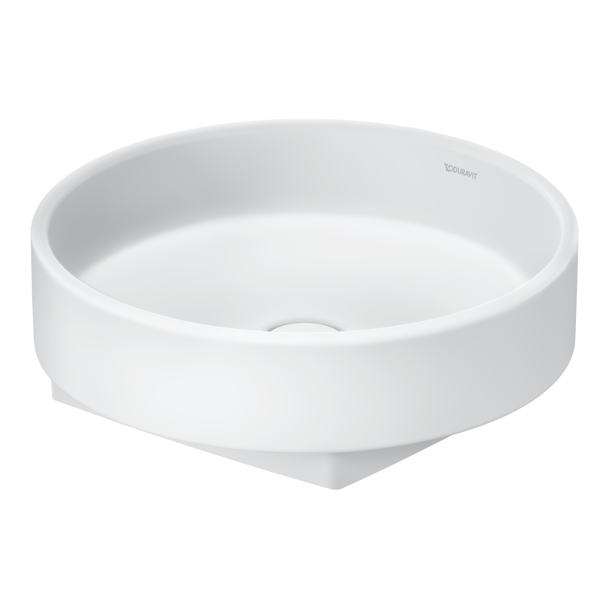 Duravit Aufsatzwaschtisch Balcoon 45x45cm, o. Hahnl., ÜL, weiß Seidenmatt