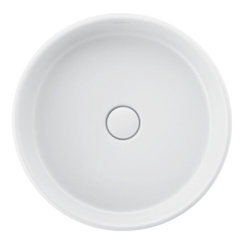 Duravit Aufsatzwaschtisch Balcoon 45x45cm, o. Hahnl., ÜL, weiß Seidenmatt