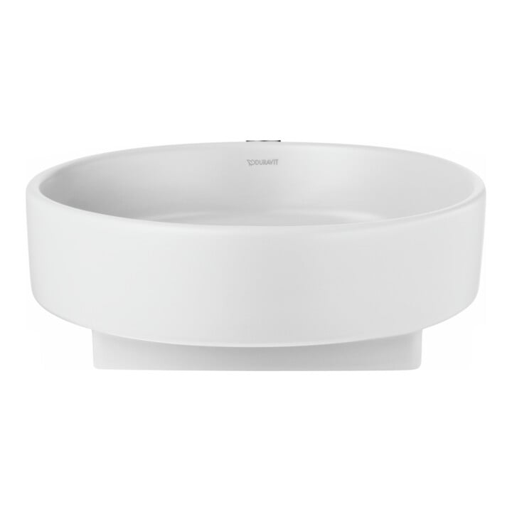 Duravit Aufsatzwaschtisch Balcoon 45x45cm, o. Hahnl., ÜL, weiß Seidenmatt