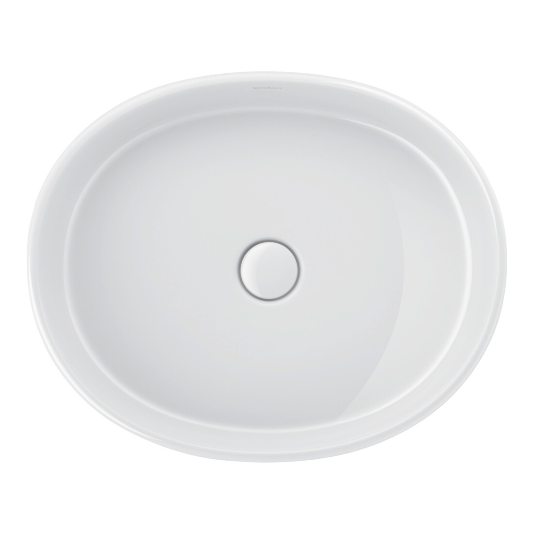 Duravit Aufsatzwaschtisch Balcoon 55x45cm, o. Hahnl., ÜL, weiß Hochglanz