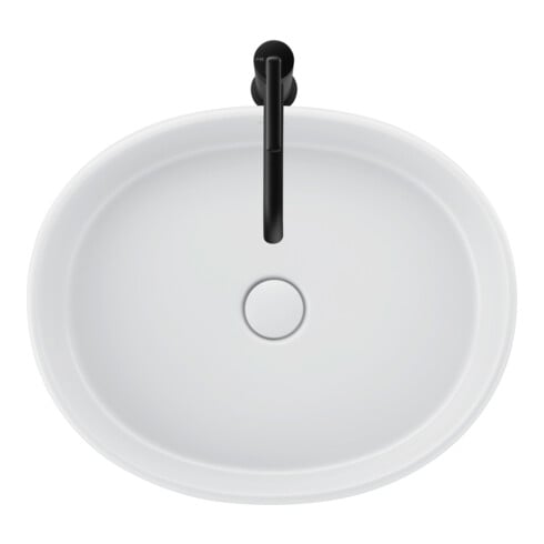 Duravit Aufsatzwaschtisch Balcoon 55x45cm, o. Hahnl., ÜL, weiß Seidenmatt