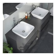Duravit Aufsatzwaschtisch D-Neo 40x40cm, o. ÜL, ohne Hahnlochbank, weiß-4