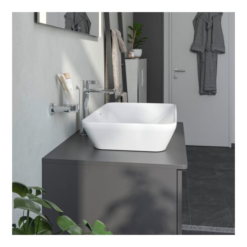 Duravit Aufsatzwaschtisch D-Neo 60x40cm, o. ÜL, ohne Hahnlochbank, weiß