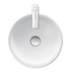 Duravit Aufsatzwaschtisch D-Neo d 40cm, o. HL, ÜL, Hahnlochbank, weiß-1