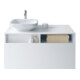 Duravit Aufsatzwaschtisch DuraStyle 43x43cm, geschli., o. HL, ÜL, HLB, weiß-1