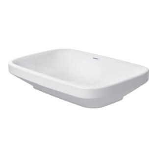 Duravit Aufsatzwaschtisch DuraStyle 60x38cm, geschli., o. HL, ÜL, HLB, weiß