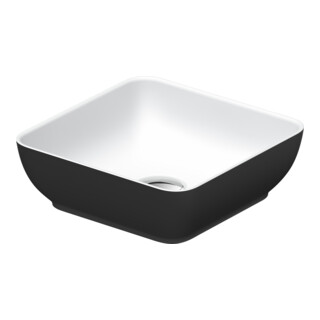 Duravit Aufsatzwaschtisch DuroCast + Sivida 30x30cm, I.Fa w m, Auß.Fa dunkelgr. ma