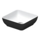Duravit Aufsatzwaschtisch DuroCast + Sivida 30x30cm, I.Fa w m, Auß.Fa dunkelgr. ma-1