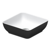 Duravit Aufsatzwaschtisch DuroCast + Sivida 30x30cm, I.Fa w m, Auß.Fa dunkelgr. ma