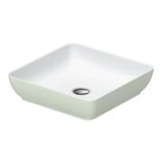 Duravit Aufsatzwaschtisch DuroCast + Sivida 40x40cm, I.Fa w m, Auß.Fa blassgrün ma