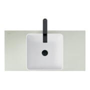 Duravit Aufsatzwaschtisch DuroCast + Sivida 40x40cm, I.Fa w m, Auß.Fa blassgrün ma-2
