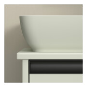 Duravit Aufsatzwaschtisch DuroCast + Sivida 40x40cm, I.Fa w m, Auß.Fa blassgrün ma-5