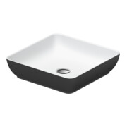 Duravit Aufsatzwaschtisch DuroCast + Sivida 40x40cm, I.Fa w m, Auß.Fa dunkelgr. ma